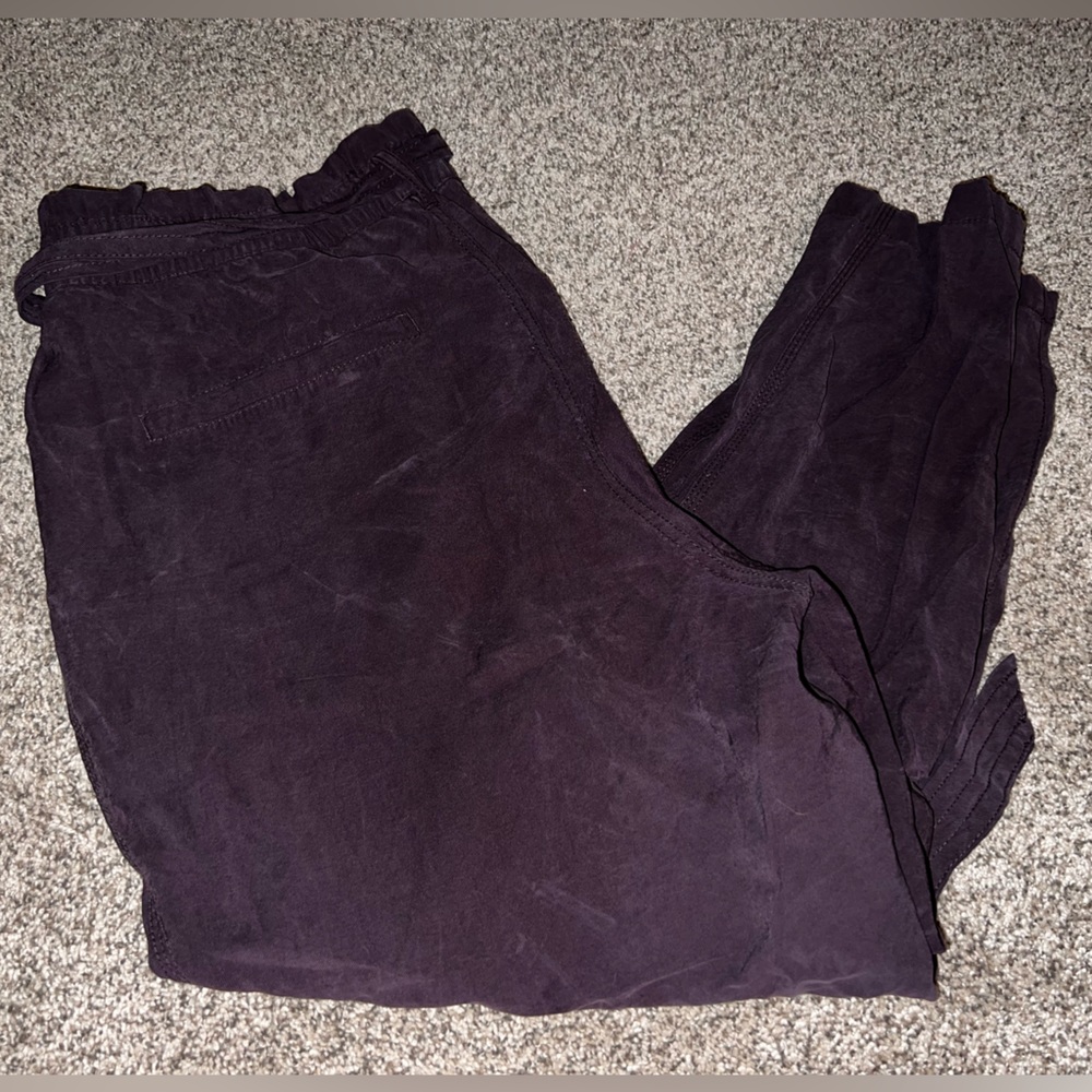 High-Waisted Tie Pants